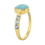 MÍSTIKA BLUE MOHAVE TURQUOISE PROMISE RING