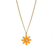 TOVA MINI MOLLY NECKLACE IN ELECTRICS: ELECTRIC ORANGE