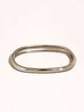 Renzi 18K Gold Non-Tarnish Classic Bangle: Silver
