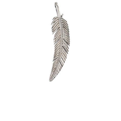MÍSTIKA FREE SPIRIT FEATHER CHARM AND LEATHER CORD