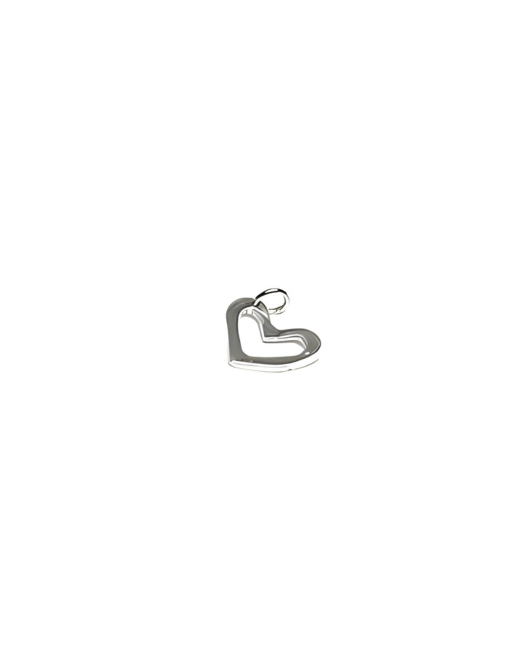 VESTOPAZZO OPEN HEART CHARM WITH MÍSTIKA LEATHER NECKLACE