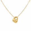 Místika Sculpted Gold Pendant Necklace