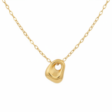 Místika Sculpted Gold Pendant Necklace