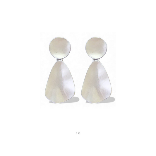 MÍSTIKA SILVER SCULPTED EARRINGS