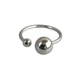 MÍSTIKA 925 ADJUSTABLE DUAL BALL RING