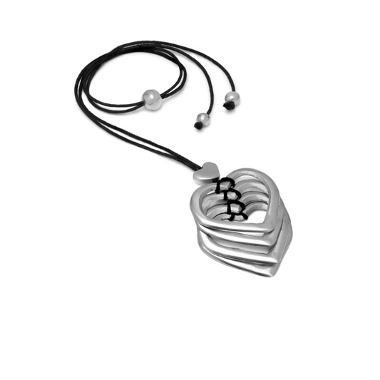 VESTOPAZZO PENDENTIF 3 DIFFERENT COEUR