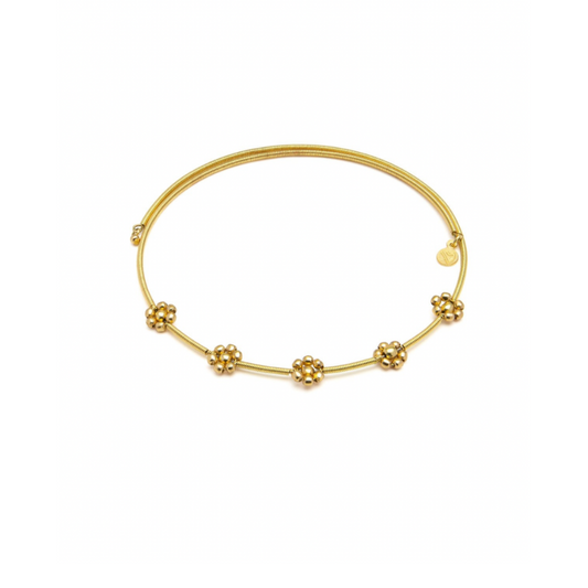 VESTOPAZZO 5 FLOWERS CHOKER